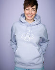 Hoodie "Ich öffne mein Herz für dich" - Lila