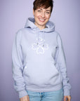 Hoodie "Ich öffne mein Herz für dich" - Lila