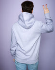 Hoodie "Ich öffne mein Herz für dich" - Lila
