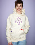 Hoodie "Ich öffne mein Herz für dich" - Creme