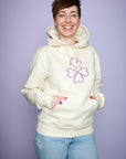 Hoodie "Ich öffne mein Herz für dich" - Creme
