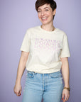 T-Shirt "Liebe für alle" - Creme