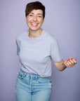 T-Shirt "Herzenssache" - Lila