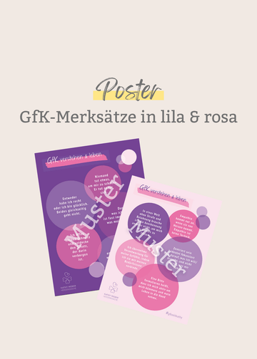 Paket: "GfK-Merksätze rosa+lila" in DIN A4