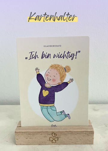 Kartenhalter für deine Herzenssachen