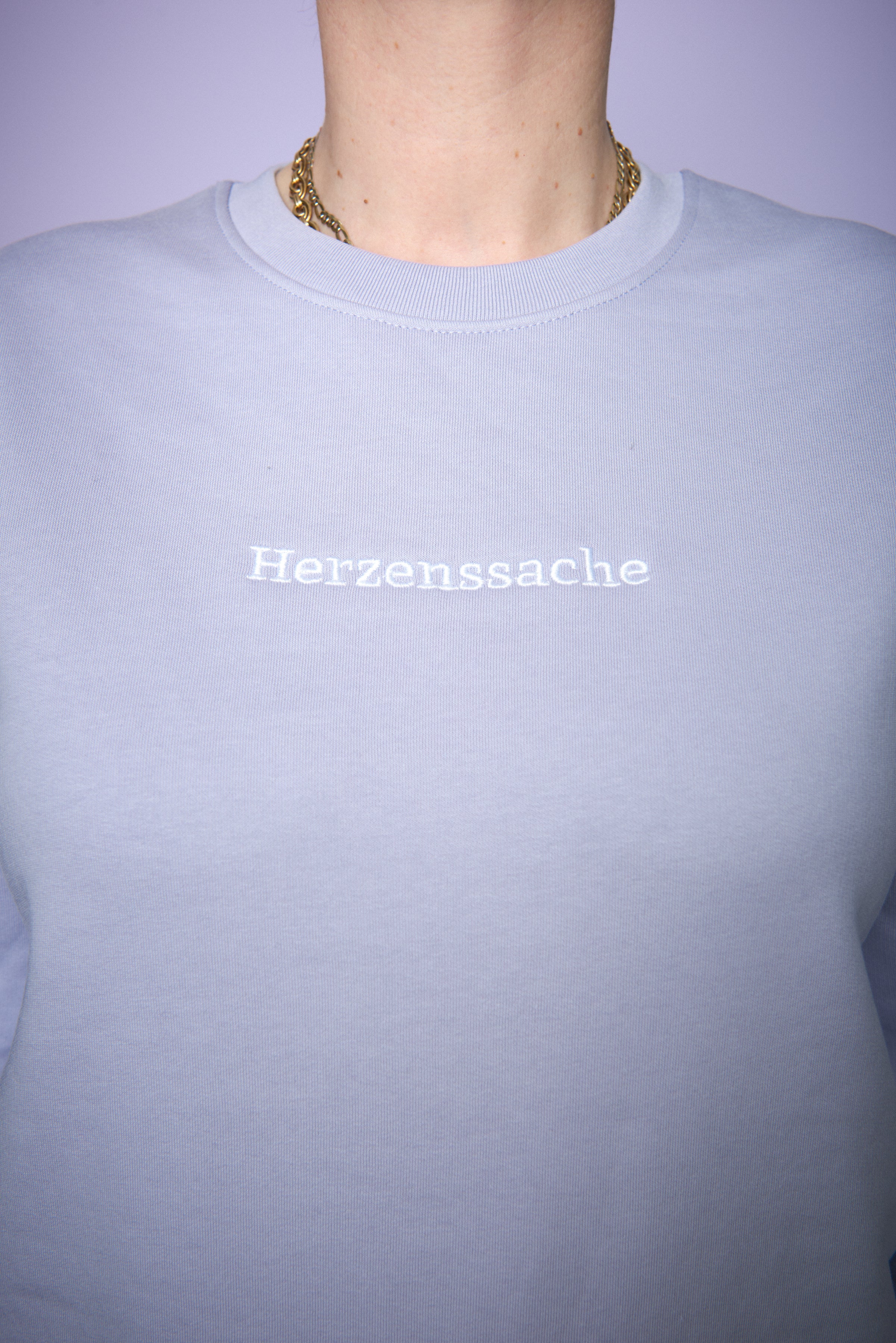 Pullover "Herzenssache" - Lila
