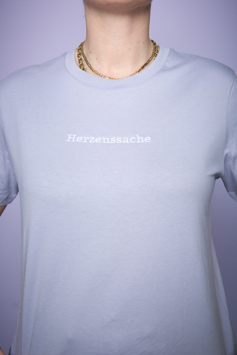 T-Shirt "Herzenssache" - Lila